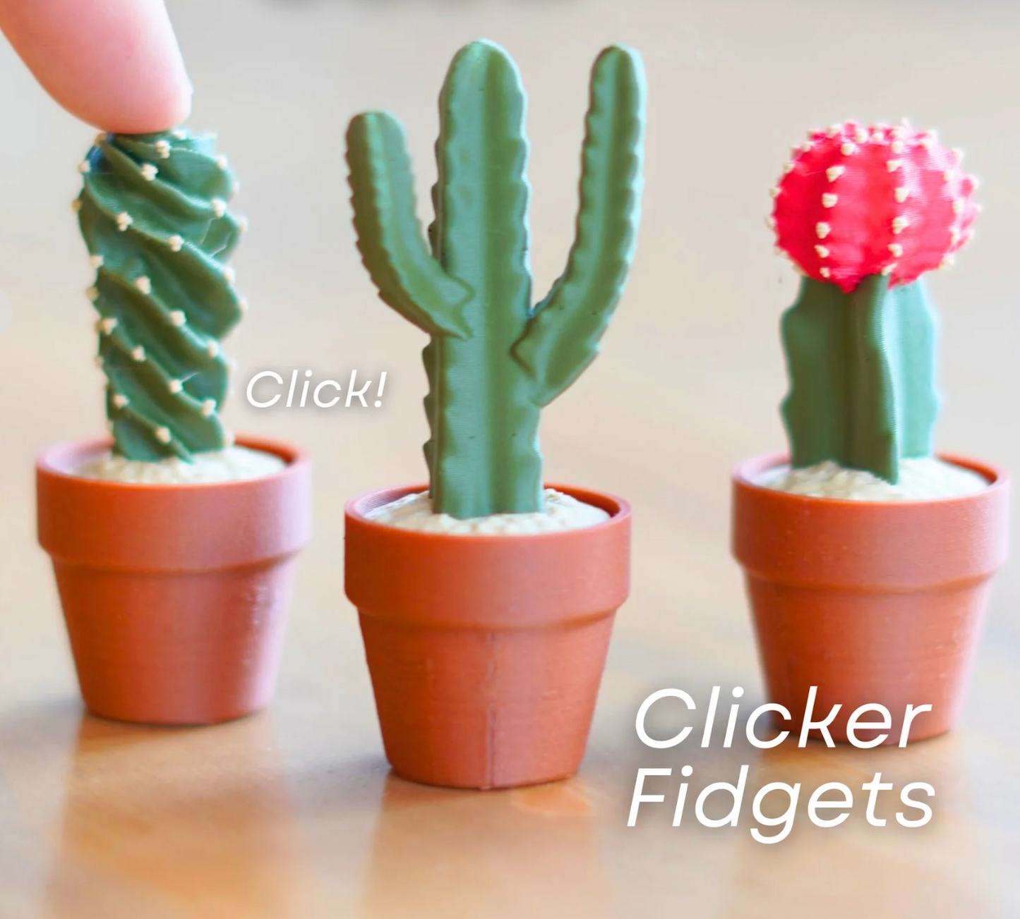 Clicky Cacti Clicking Fidgets