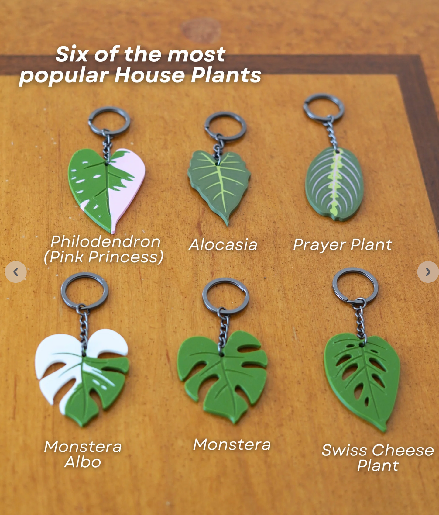 Leafy Keychains