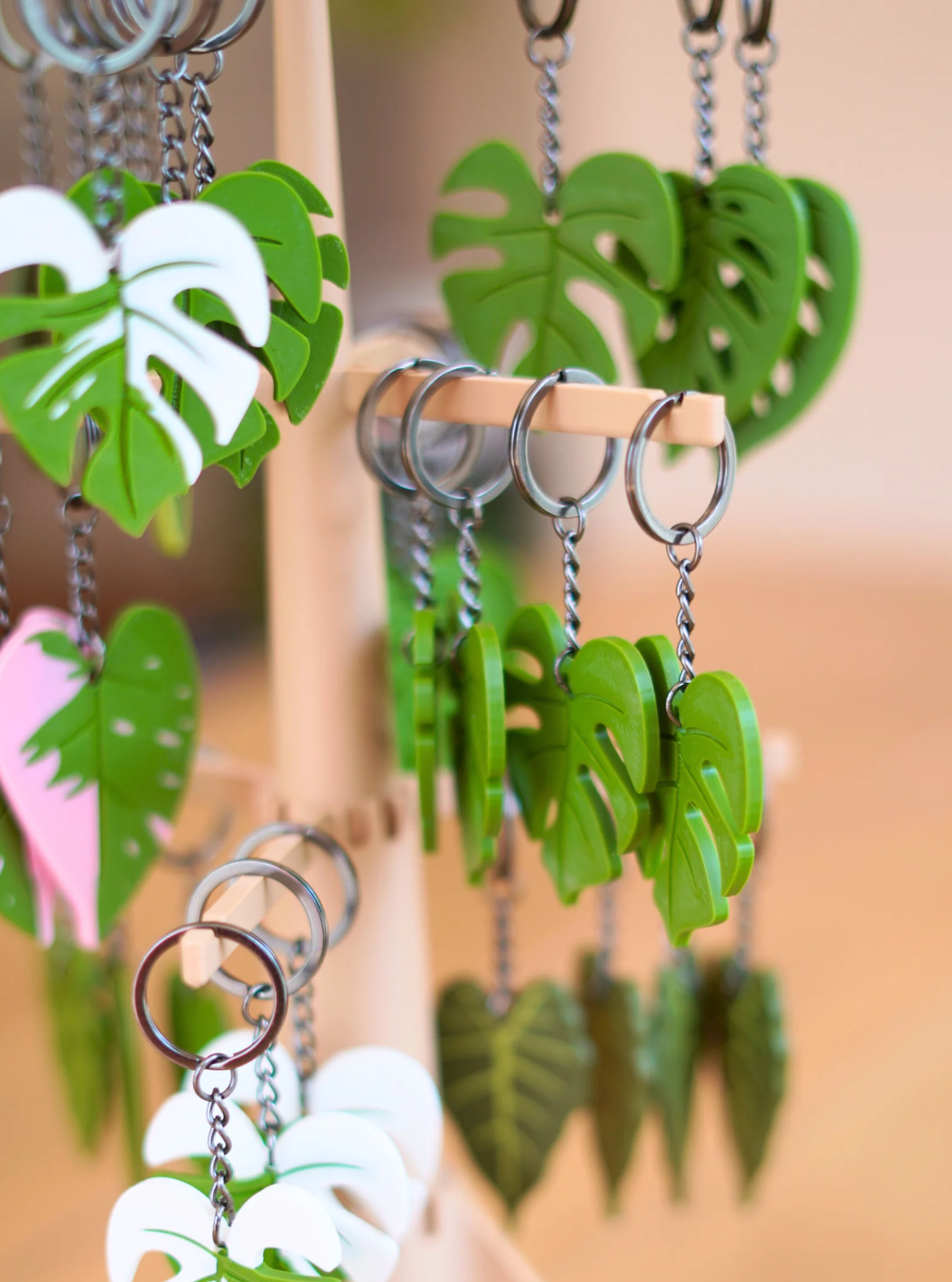 Leafy Keychains